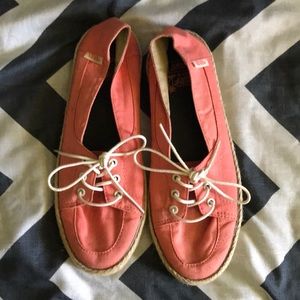 Surf Siders Vans Coral Women’s Size 7 (US) Shoes